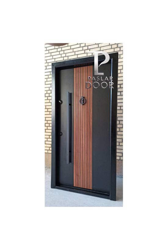 درب ضد سرقت با قیمت مناسب، با طراحی منحصر به فرد چوبی و استیل، استحکام بالا در پاسلار درب