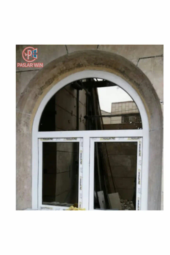 پنجره ی هلالی سفید دوجداره در بندرعباس /پاسلاروین